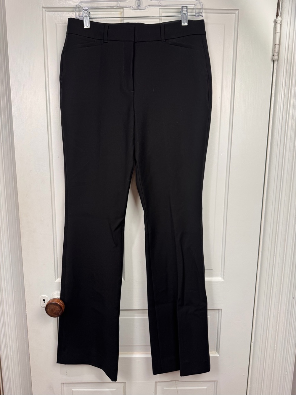 White House Black Market Black Straight-Leg Dress Pants